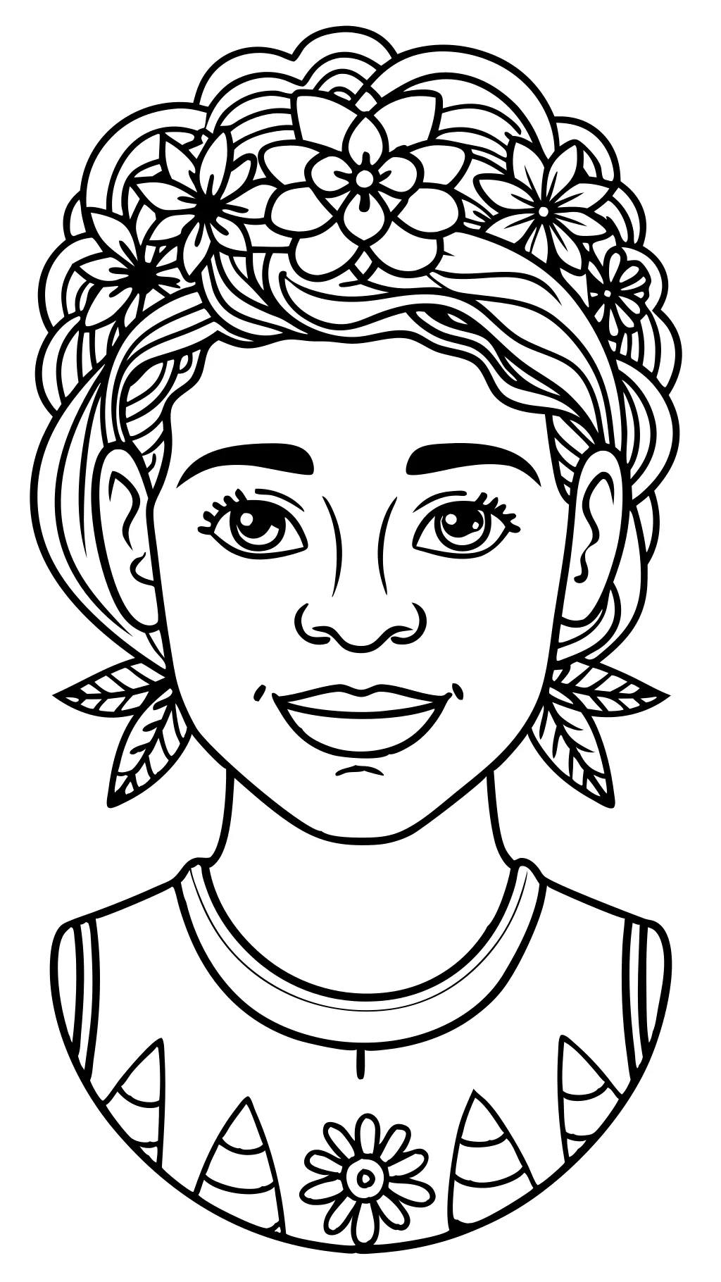 faces coloring pages